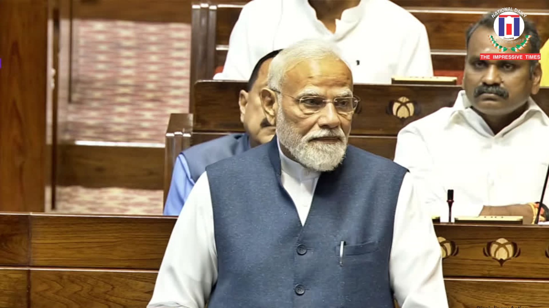 PM Modi Bids Farewell to Retiring Rajya Sabha MPs Says Public Service Never Ends