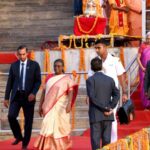 President Murmu Installs Ram Yantra at Ayodhya Ram Temple During Navratri Rituals