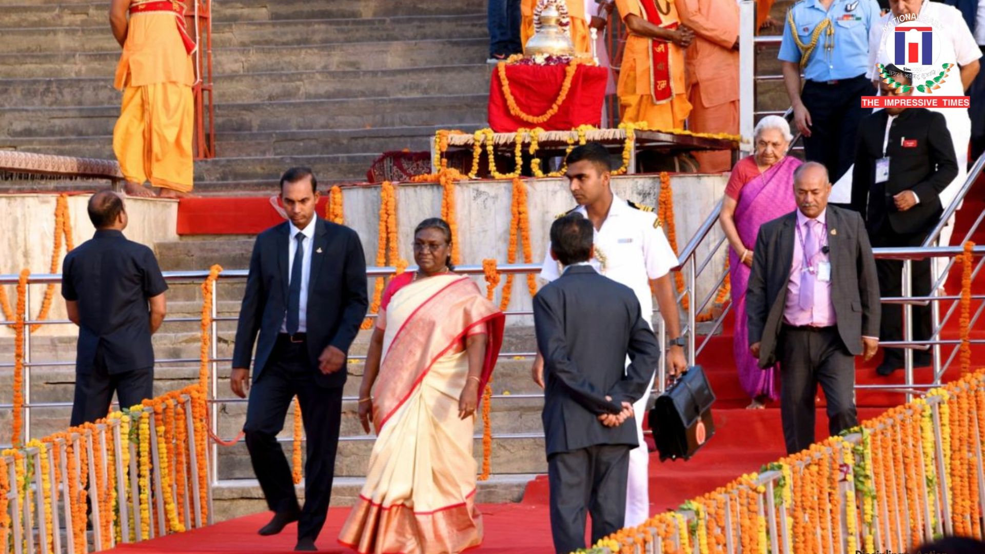 President Murmu Installs Ram Yantra at Ayodhya Ram Temple During Navratri Rituals