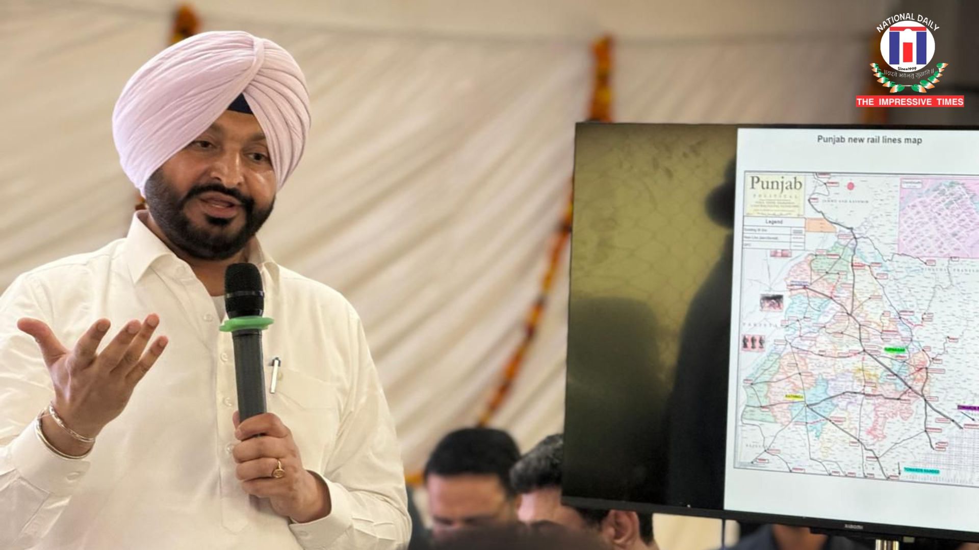 Union Minister Ravneet Singh Announces Historic Rail Link to Takht Sri Damdama Sahib, Connecting All Five Takhts