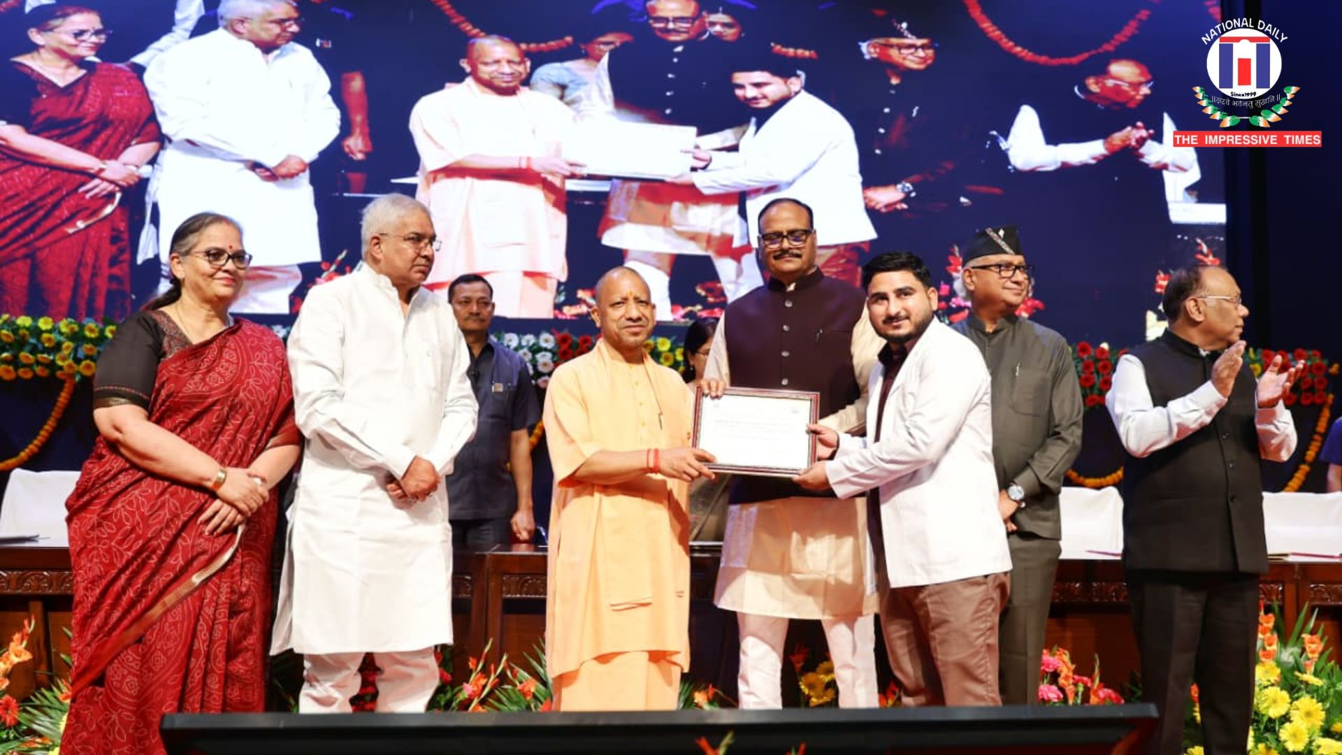 Uttar Pradesh Chief Minister Yogi Adityanath Distributes Appointment Letters to Nursing Officers