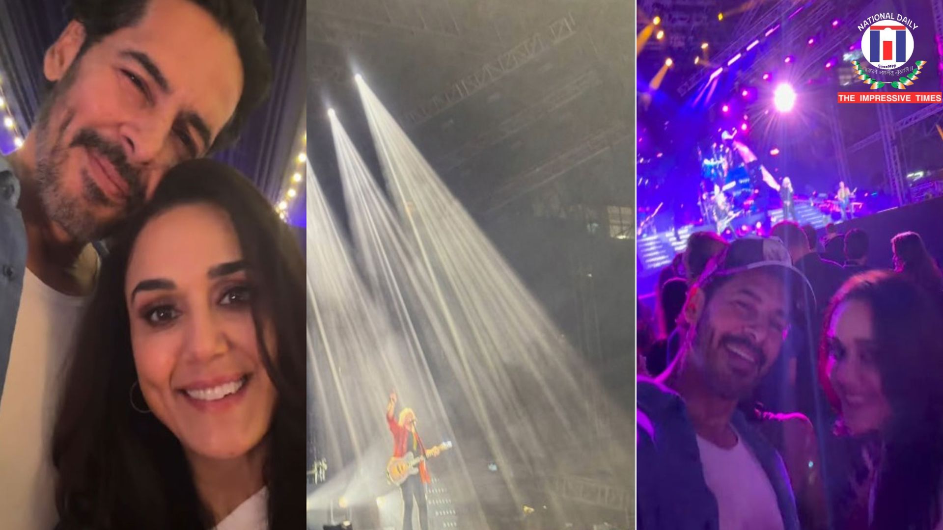 Preity Zinta Celebrates Def Leppard Concert Experience with Dino Morea Calling It a “Full Circle” Moment