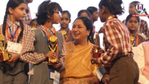 CM Rekha Gupta honours meritorious students, athletes at ‘Yashotsav 2026’, 1,200 toppers receive laptops