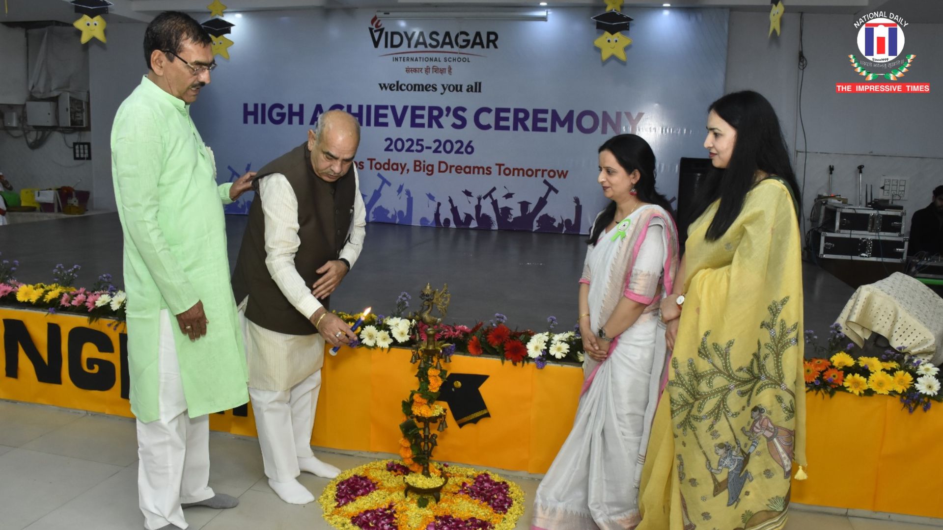 Vidyasagar International School, Ballabgarh Felicitates Young Achievers with Scholarships at High Achievers’ Ceremony
