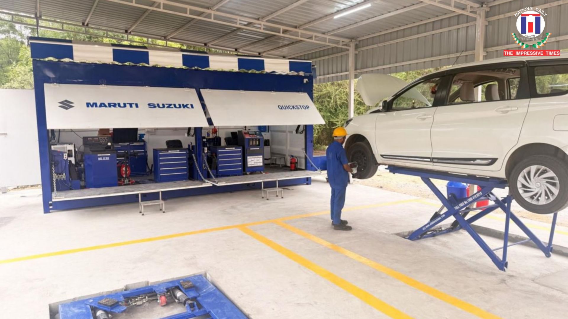 Maruti Suzuki Introduces Quickstop Units to Revolutionise Vehicle Servicing