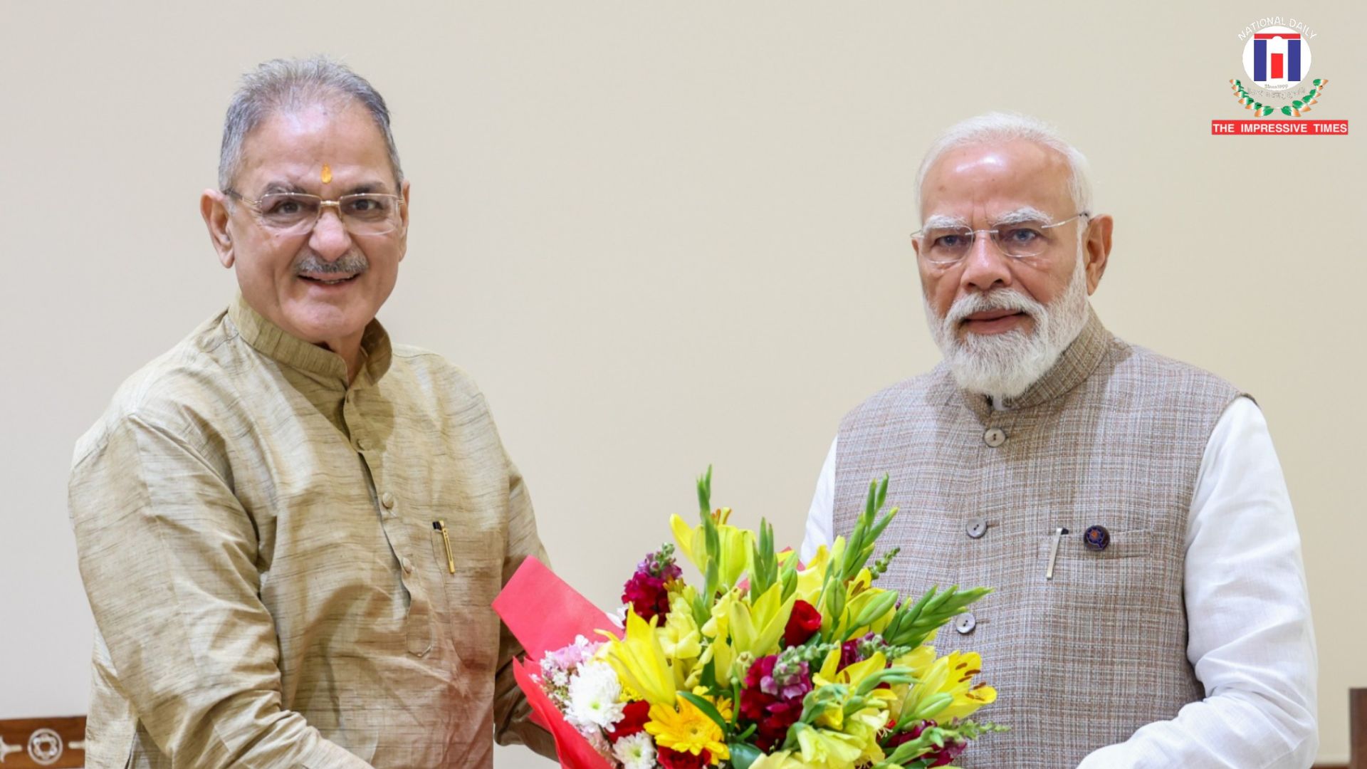 Governor calls on Prime Minister Narendra Modi in New Delhi