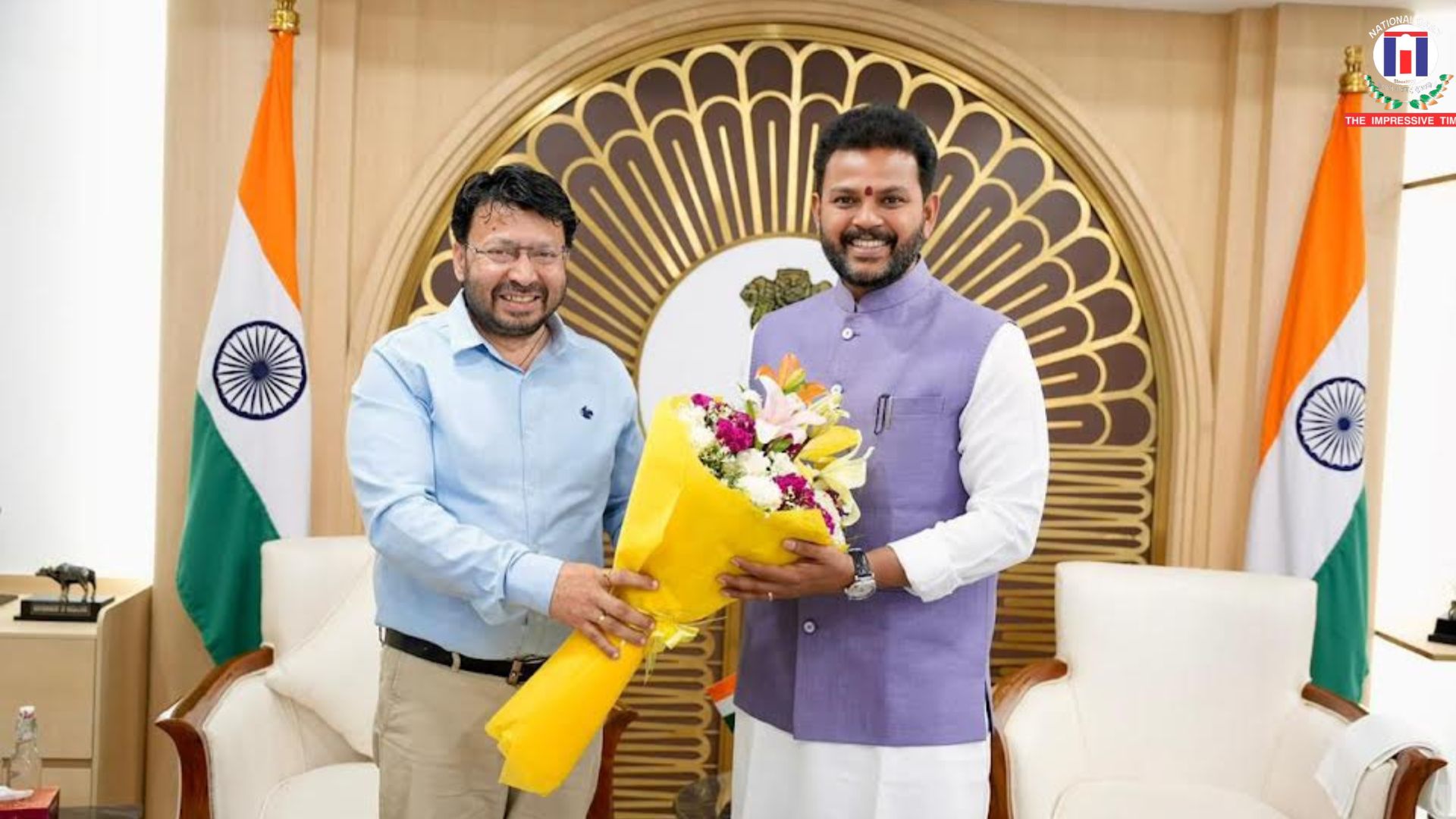 Dr Ravjot Singh meets Union Civil Aviation Minister K R Naidu; Seeks rescue flights for stranded Punjabis