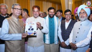 Governor, Chief Minister release Souvenir of Sirsa Parliamentary Constituency  Sansad Khel Mahotsav