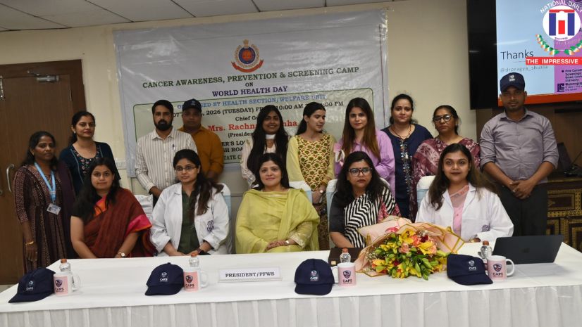 Delhi Police Marks World Health Day with Cancer Awareness & Screening Camp in New Delhi