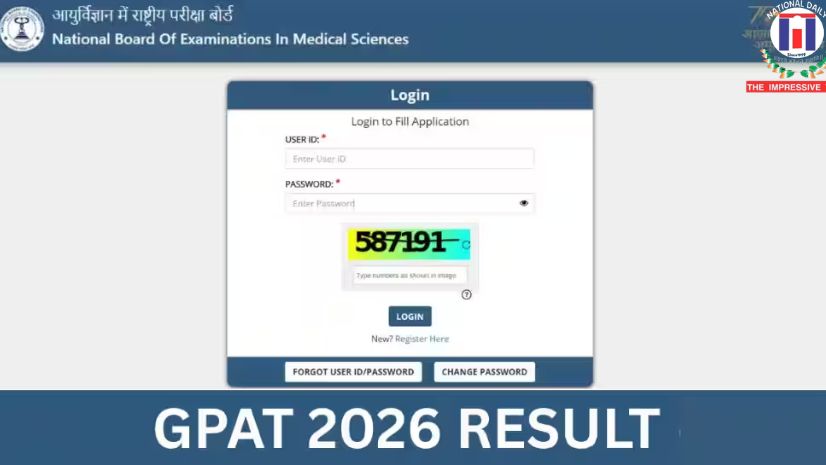 NBEMS Declares GPAT 2026 Results, Scorecards Available Online
