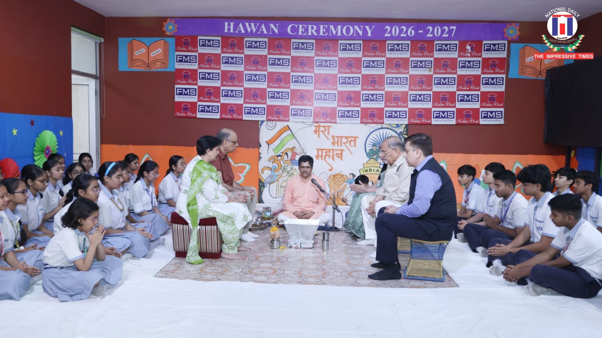 FMS Director Principal Umang Malik Leads New Academic Session Opening Ceremony at School