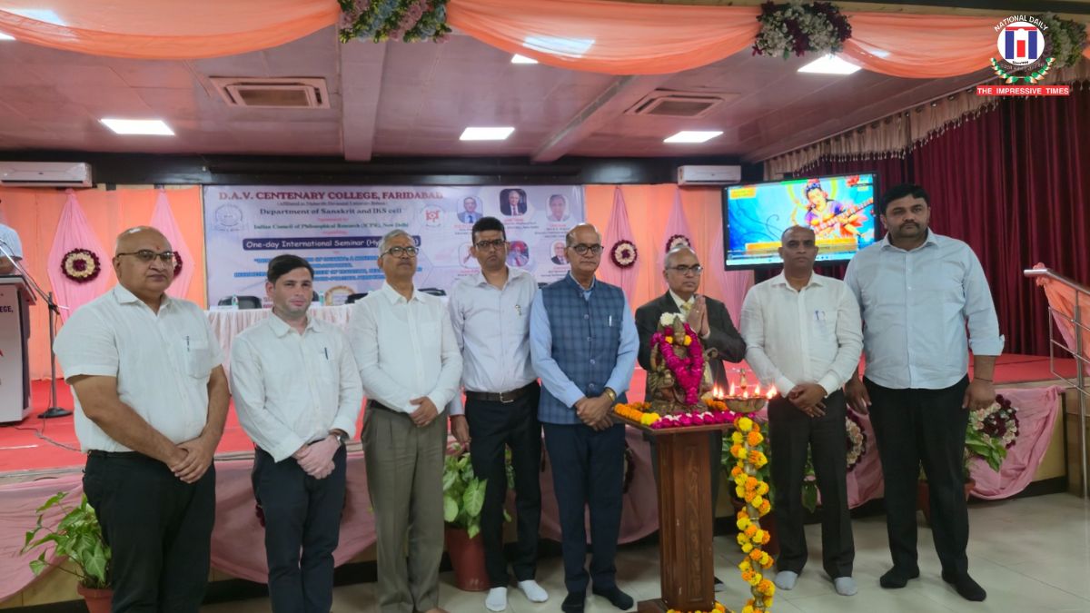 Grand International Seminar Held at D.A.V. Centenary College, Faridabad