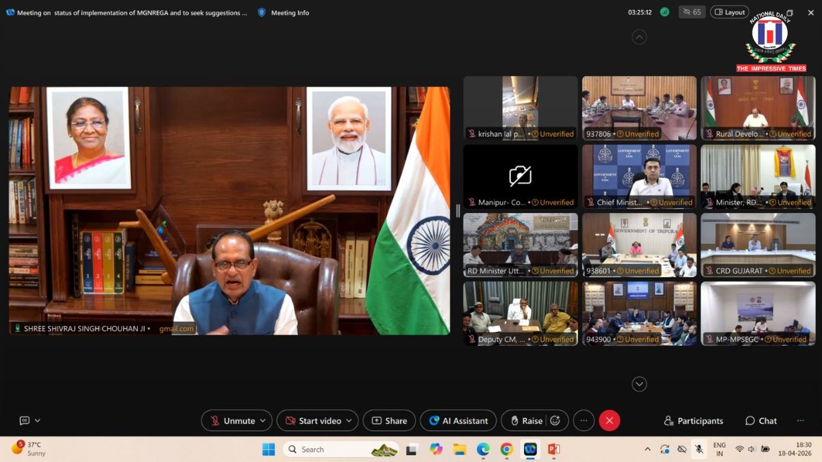 Shivraj Singh Chouhan Reviews States’ Preparedness for ‘Viksit Bharat – G RAM G’ Initiative