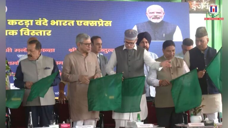 Vaishnaw Flags Off Extended Vande Bharat, Capacity Boost for Jammu–Srinagar Corridor