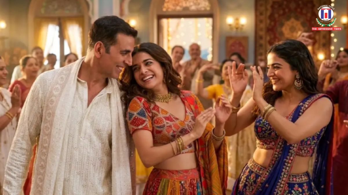 Akshay Kumar, Vamika Gabbi Light Up ‘O Sundari’ from Bhoot Bangla with Energetic Dance
