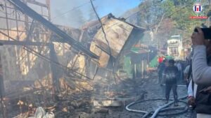 Massive Fire Destroys Kasauli’s Heritage Market, Iconic ‘Bun-Sam’ Shop Reduced to Ashes