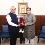 Lt Governor of Ladakh Meets Union Minister Nitin Gadkari in New Delhi to Discuss Development Issues