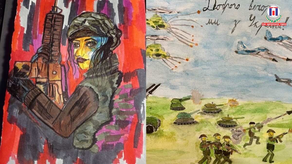 Art of Lost Childhood: Drawings by War Victims Move Visitors in Delhi Exhibition