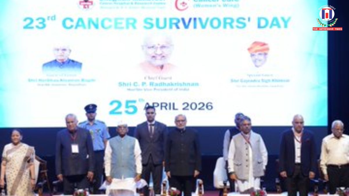Cancer survivors are ‘true warriors’: Vice President highlights early detection and access to care in Jaipur