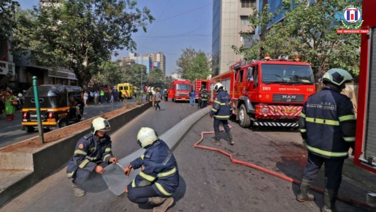 Ahmedabad Fire Scare: 25 Rescued After Blaze Engulfs Commercial Building
