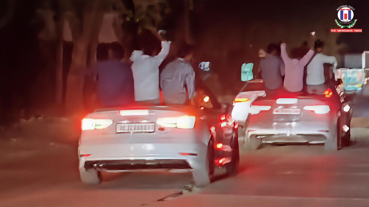 Highway Stunt Gone Wrong: 5 Arrested After Viral Reel Chaos on NH-919 in Nuh