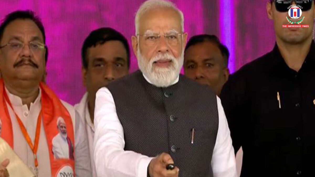 PM Modi Inaugurates 594 km Six Lane Ganga Expressway in Hardoi, Boosting UP Connectivity Network