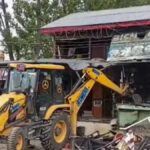 Illegal Properties of Drug Accused Demolished in Anantnag and Shopian