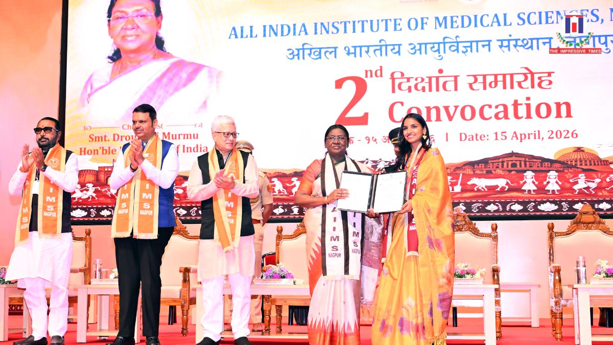 President Droupadi Murmu Calls Compassion the Core of Modern Medicine at AIIMS Nagpur Convocation