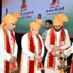 Vice President C. P. Radhakrishnan and Haryana Governor Prof. Ashim Kumar Ghosh attend Convocation Ceremony