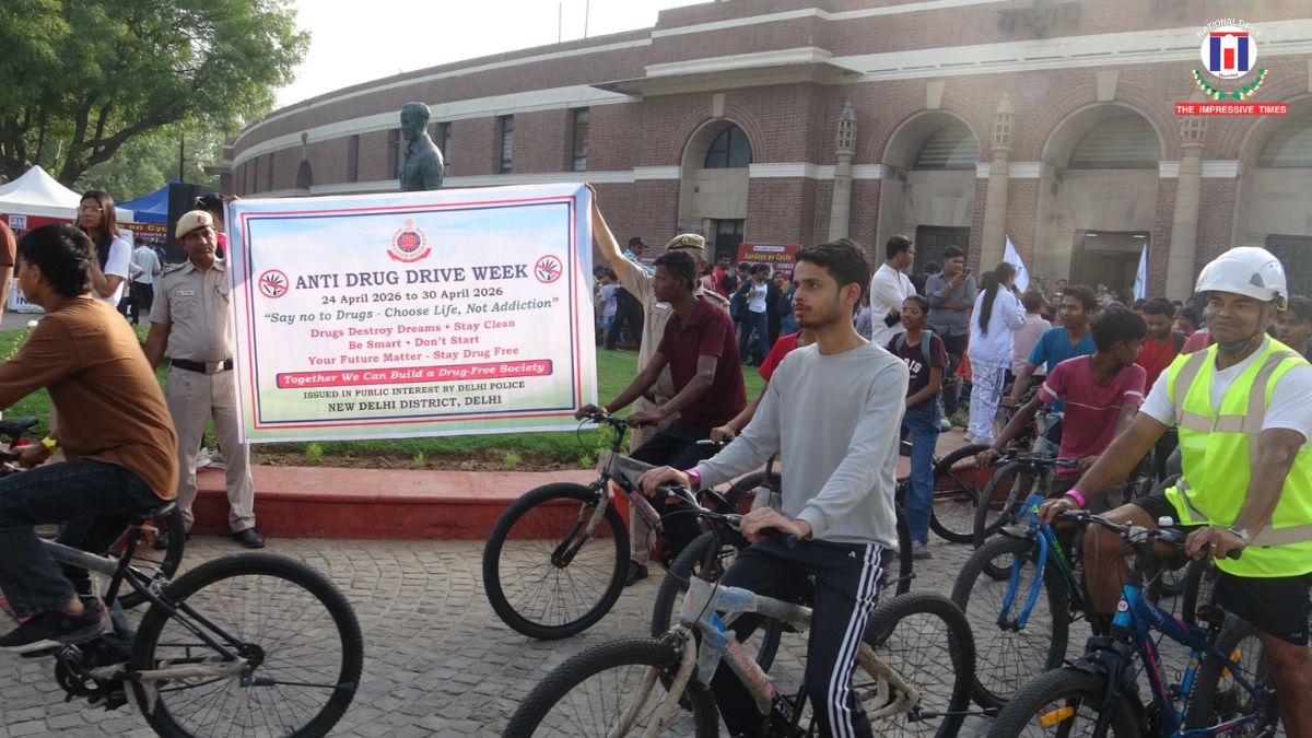 Delhi Police Takes Anti-Drug Message to Streets with High-Energy Flash Mobs & Rally