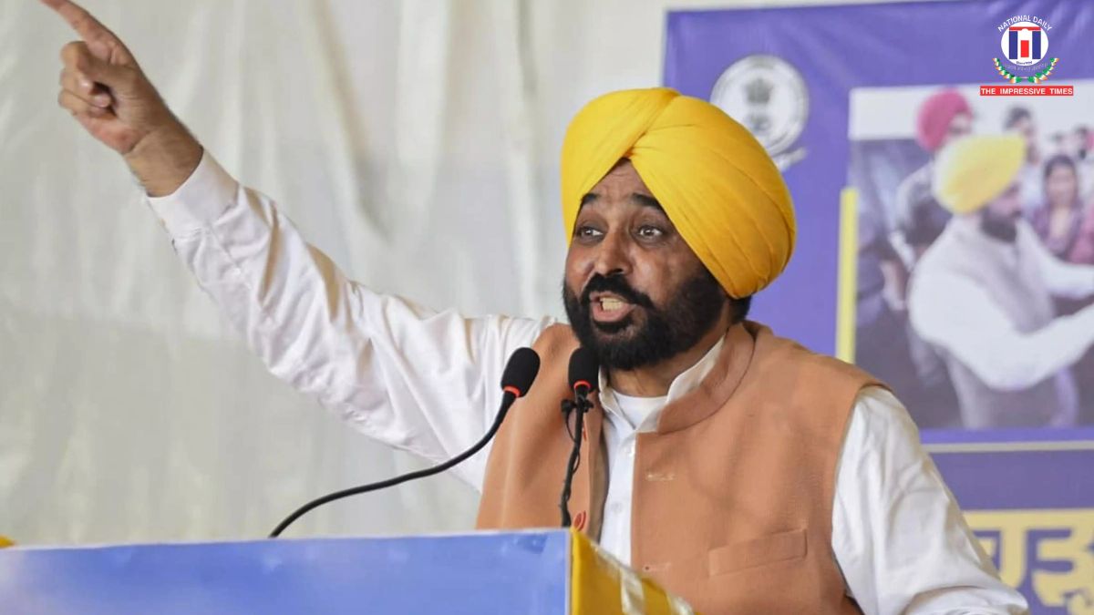 Punjab CM Bhagwant Mann Alleges Political Motive Behind ED Raids on AAP Leaders