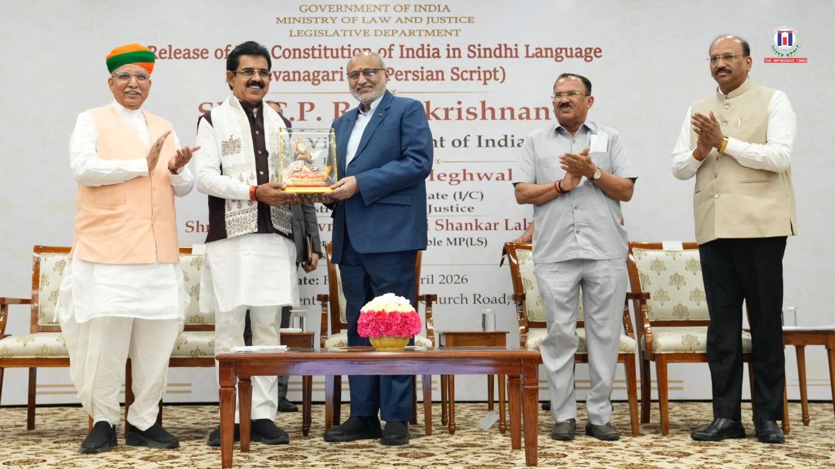 C. P. Radhakrishnan Unveils Constitution of India in Sindhi