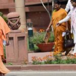 Yogi Adityanath Leads Women’s Protest March Over Stalled Reservation Bill