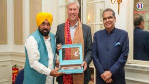 Bhagwant Mann Meets Dutch Hockey Icon Floris Jan Bovelander in Netherlands