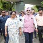 Delhi Lt Governor Taranjit Singh Sandhu and Chief Minister Rekha Gupta Review Yamuna Rejuvenation Work