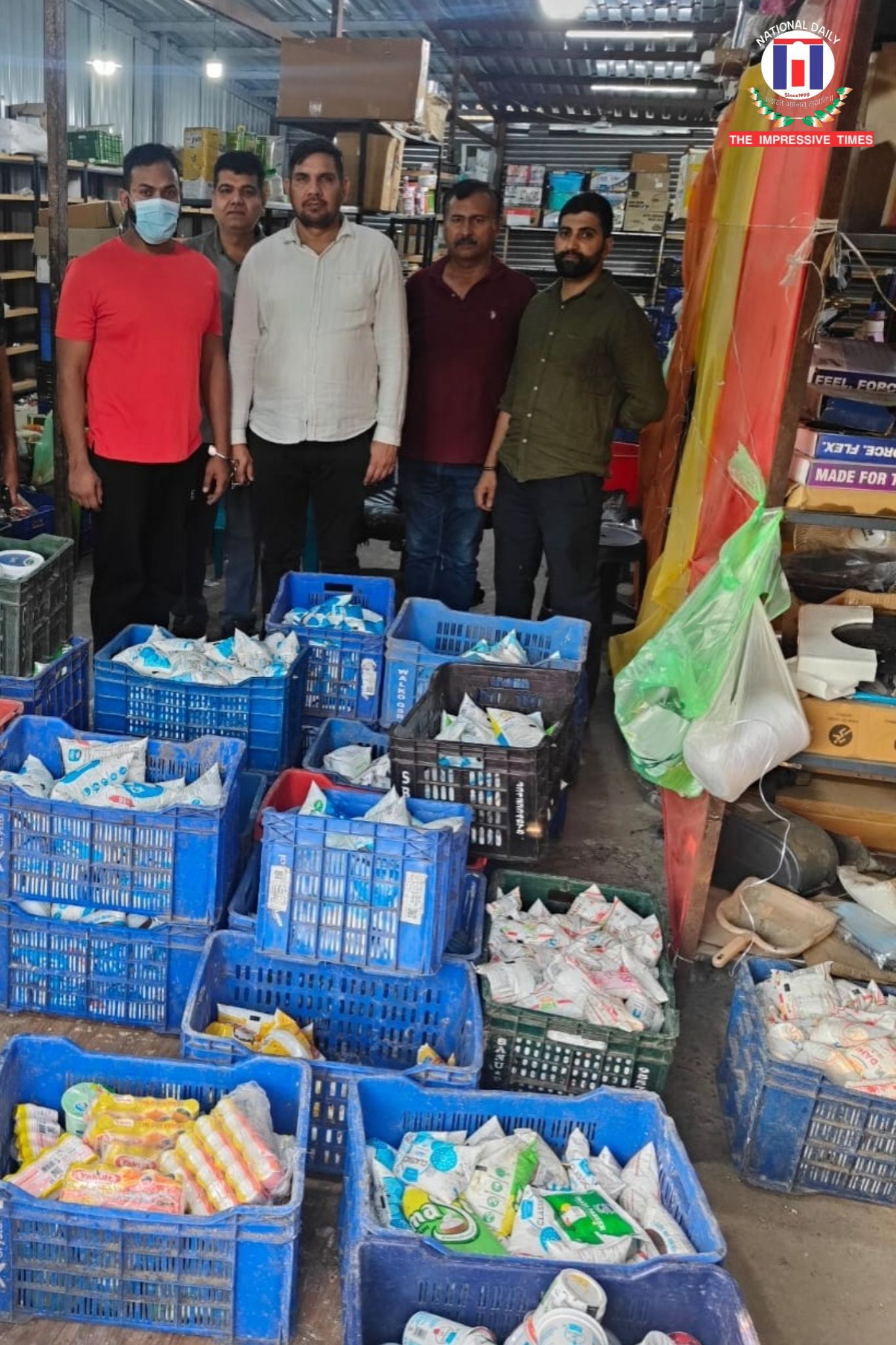 Delhi Crime Branch Busts Expired Food Racket Near Kapashera Border