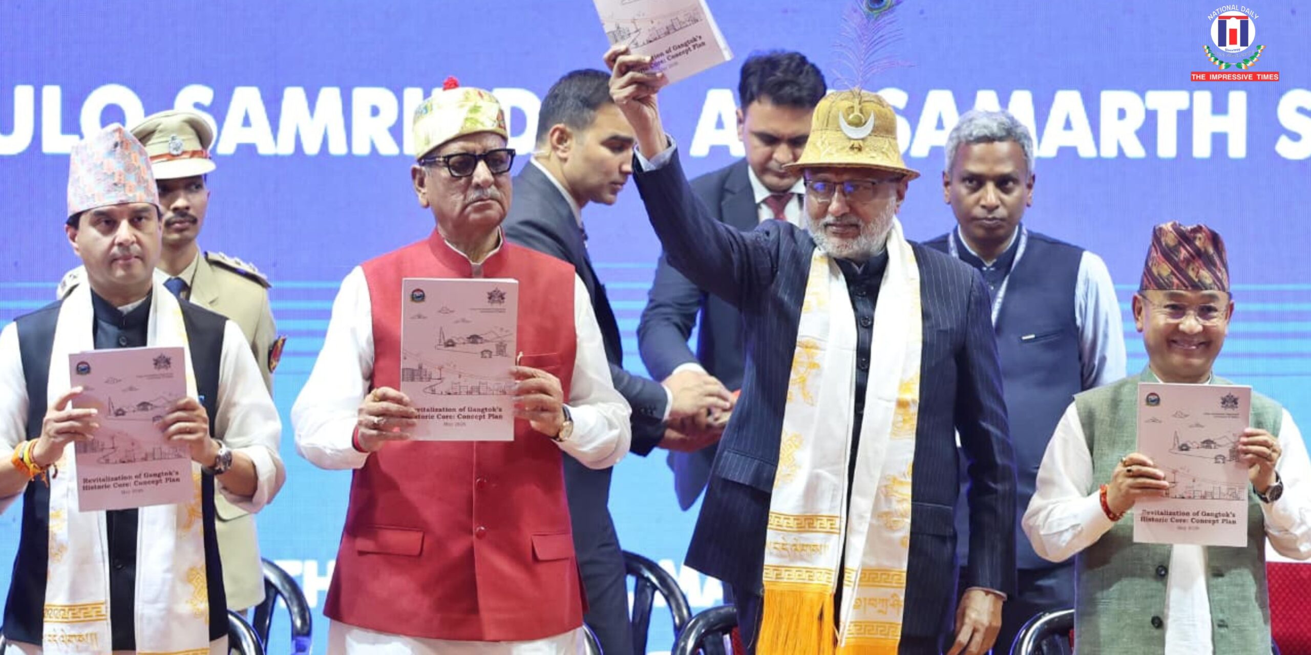 Scindia, Vice President Radhakrishnan, and CM Tamang Celebrate Sikkim Statehood Day