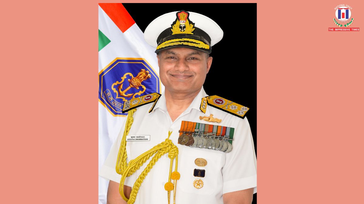 Vice Admiral Krishna Swaminathan Appointed as New Chief of the Naval Staff