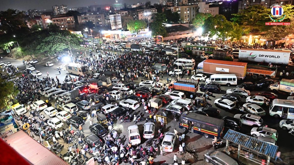 Pune Highway Protest After Child Rape Sparks Massive Traffic Disruption