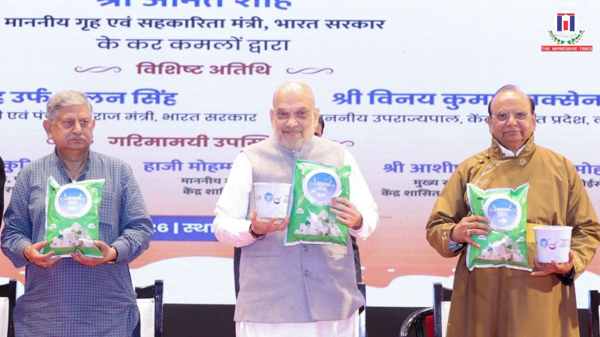 Amit Shah Launches Major Dairy and Cooperative Expansion Projects to Transform Ladakh’s Rural Economy