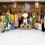 Tripura Governor Meets Haryana Students Participating in Yuva Sangam Phase VI