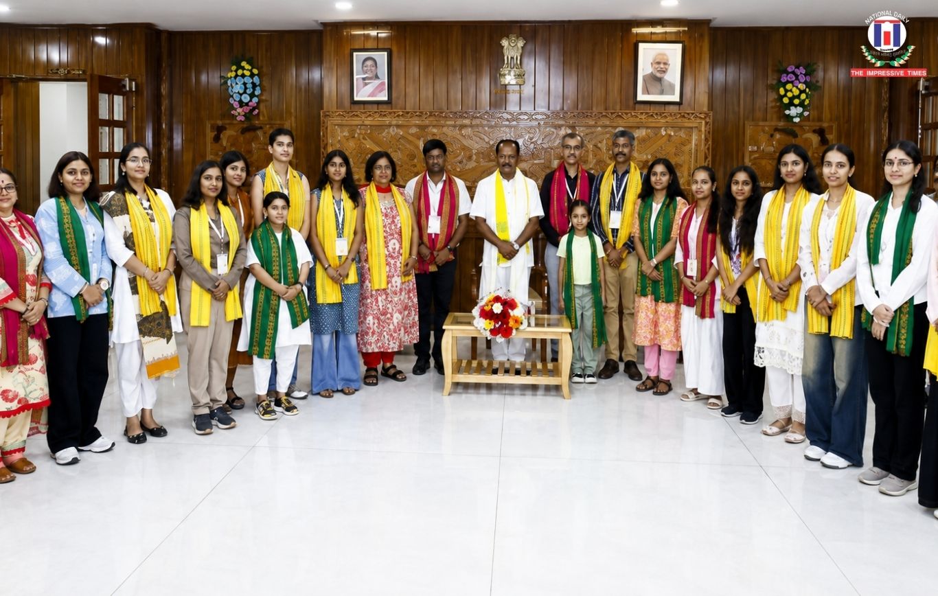 Tripura Governor Meets Haryana Students Participating in Yuva Sangam Phase VI