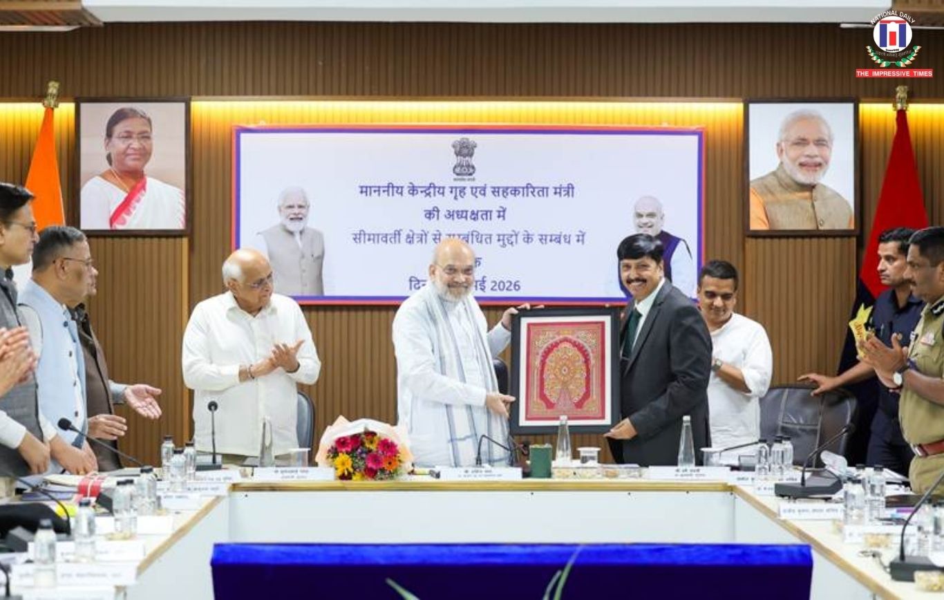 Amit Shah Reviews Border Security in Gujarat, Calls for Zero Tolerance Against Infiltration and Illegal Encroachments