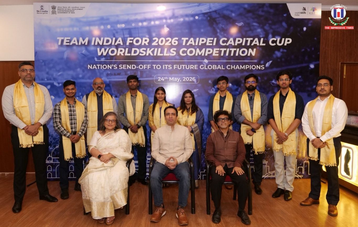 Jayant Chaudhary Flags Off Team India for Taipei Capital Cup WorldSkills 2026