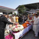 Vice-President C. P. Radhakrishnan Pays Tribute to Former Uttarakhand CM Major General B. C. Khanduri in Dehradun
