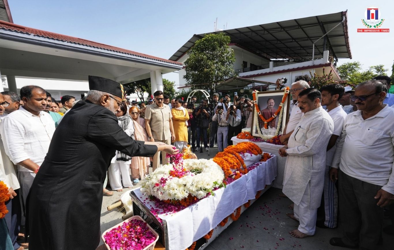 Vice-President C. P. Radhakrishnan Pays Tribute to Former Uttarakhand CM Major General B. C. Khanduri in Dehradun