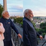 PM Narendra Modi Arrives in Rome for Key Talks with Italian PM Giorgia Meloni