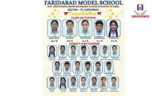 Faridabad Modern School Celebrates Exceptional CBSE Class 12 Board Results with Remarkable Academic Success