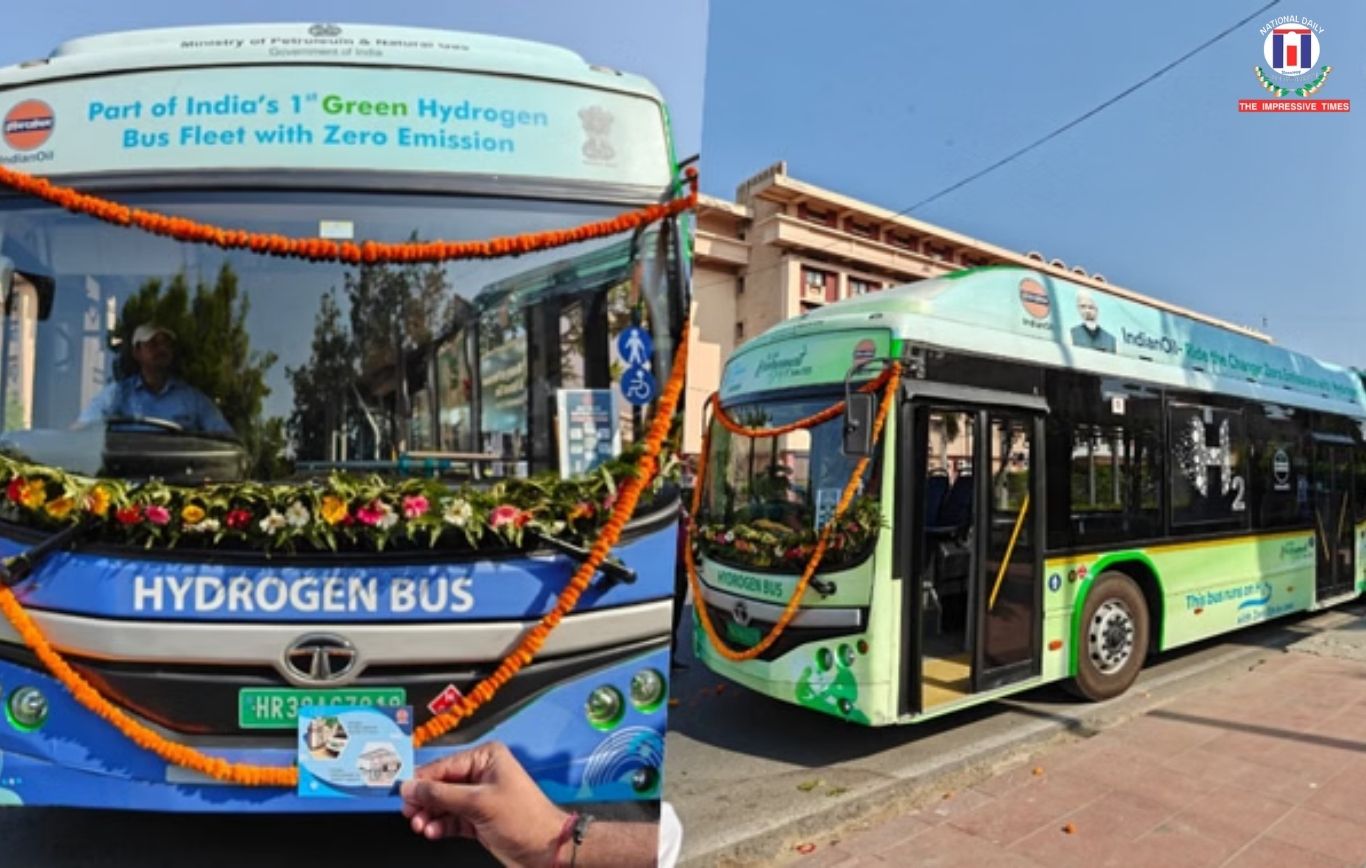 Delhi’s First Hydrogen Buses Hit Roads Today: Routes, Fare, Timings & Full Details Inside