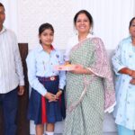 Harshita Maithil of Rawal Public scored an outstanding 98% in CBSE class XII Board Result